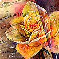 Yellow Rose of Texas Painting by Hailey E Herrera Yellow Rose of Texas Painting by Hailey E Herrera