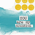You Are My Sunshine- abstract mod art Painting by Linda Woods You Are My Sunshine- abstract mod art Painting by Linda Woods