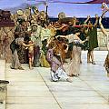 A Dedication To Bacchus by Sir Lawrence Alma-Tadema A Dedication To Bacchus by Sir Lawrence Alma-Tadema