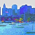 Boston Harbor #1 Photograph by Julie Lueders Boston Harbor #1 Photograph by Julie Lueders