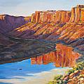 Evening Float Bowknot Bend Painting by Page Holland Evening Float Bowknot Bend Painting by Page Holland
