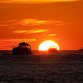 Orange Sunset IV by Christine Stonebridge Orange Sunset IV by Christine Stonebridge