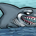 Shark Painting by Kevin Middleton Shark Painting by Kevin Middleton
