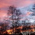 A Fiery Sundown Photograph by Kim Galluzzo A Fiery Sundown Photograph by Kim Galluzzo