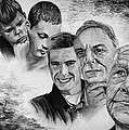 A Look Through Time Drawing by Vic Ritchey A Look Through Time Drawing by Vic Ritchey