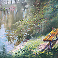 A Rose On The Bench by Ylli Haruni A Rose On The Bench by Ylli Haruni