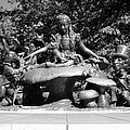 ALICE IN WONDERLAND in CENTRAL PARK in BLACK AND WHITE by Rob Hans ALICE IN WONDERLAND in CENTRAL PARK in BLACK AND WHITE by Rob Hans