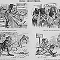 An Anti-irish Cartoon Entitled Irish Canvas Print / Canvas Art by Everett