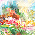 Andalusian Village Painting by Miki De Goodaboom Andalusian Village Painting by Miki De Goodaboom