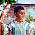 Bata the Filipino Child Painting by Christopher Shellhammer Bata the Filipino Child Painting by Christopher Shellhammer