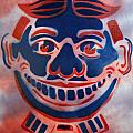 Blue and Red Tillie Painting by Patricia Arroyo Blue and Red Tillie Painting by Patricia Arroyo