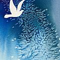 Blue Dove Painting by Frank SantAgata Blue Dove Painting by Frank SantAgata