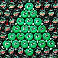 Bottle Caps Christmas Tree Mixed Media by Christopher Shellhammer Bottle Caps Christmas Tree Mixed Media by Christopher Shellhammer