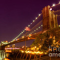 Brooklyn Bridge At Night Photograph by Yhun Suarez Brooklyn Bridge At Night Photograph by Yhun Suarez