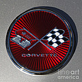 C3 Corvette emblem silver Photograph by Dennis Hedberg C3 Corvette emblem silver Photograph by Dennis Hedberg