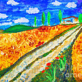 Country Tracks Painting by Simon Bratt Country Tracks Painting by Simon Bratt