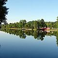 Covered Bridge Reflections at L'Ange Gardien Quebec by Bruce Ritchie