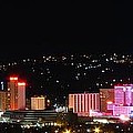Downtown Reno Nevada at Night Photograph by Scott McGuire