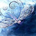 Electrified Dragonfly Painting by J Vincent Scarpace Electrified Dragonfly Painting by J Vincent Scarpace
