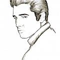 Elvis Drawing by Bill Richards Elvis Drawing by Bill Richards