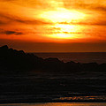 Fishing Vessel At Sunset by Michael Merry Fishing Vessel At Sunset by Michael Merry