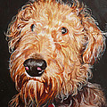Fonzie Painting by Vic Ritchey Fonzie Painting by Vic Ritchey