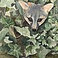 Fox 'n Ivy Painting by Frank SantAgata Fox 'n Ivy Painting by Frank SantAgata