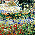 Garden in Bloom Painting by Vincent Van Gogh Garden in Bloom Painting by Vincent Van Gogh