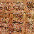 Greek Papyrus Horoscope Photograph by Science Source