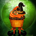 Halloween - Witch Cupcake Mixed Media by Carol Cavalaris Halloween - Witch Cupcake Mixed Media by Carol Cavalaris