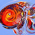 Happy Rainbow Fish Painting by J Vincent Scarpace Happy Rainbow Fish Painting by J Vincent Scarpace