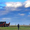 Horse Ranch Landscape by Steve Karol Horse Ranch Landscape by Steve Karol