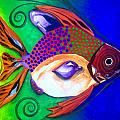 IL Pesce Volante 2 -- The Flying Fish 2 -- Painting by J Vincent Scarpace IL Pesce Volante 2 -- The Flying Fish 2 -- Painting by J Vincent Scarpace
