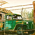 Jeep Painting by Frank SantAgata Jeep Painting by Frank SantAgata