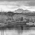 Longs Peak and Mt Meeker Sunrise at Golden Ponds BW Photograph by James BO Insogna Longs Peak and Mt Meeker Sunrise at Golden Ponds BW Photograph by James BO Insogna