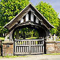 Lychgate of All Saints Church - Alrewas Photograph by Rod Johnson Lychgate of All Saints Church - Alrewas Photograph by Rod Johnson