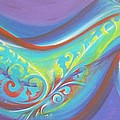 Magical Wave Water Painting by Reina Cottier