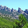 Montserrat Mountain Range Panoramic View Near Barcelona Spain Photograph by John Shiron