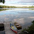 Morning on Pine Lake 1 by Bruce Ritchie
