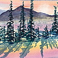 Mountain Sunrise Painting by Frank SantAgata Mountain Sunrise Painting by Frank SantAgata