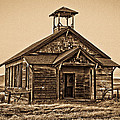 Old West School House Framed Print by Steve McKinzie