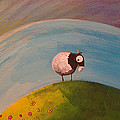On Top of Ole Meadow Painting by Mindy Huntress