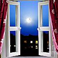 Open window at night Photograph by Simon Bratt Open window at night Photograph by Simon Bratt