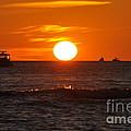 Orange Sunset I by Christine Stonebridge Orange Sunset I by Christine Stonebridge