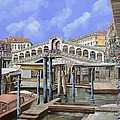Rialto dal lato opposto Painting by Guido Borelli Rialto dal lato opposto Painting by Guido Borelli