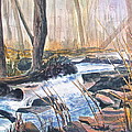 River Rush Painting by Frank SantAgata River Rush Painting by Frank SantAgata