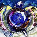Sea Turtle Ethereal Painting by J Vincent Scarpace Sea Turtle Ethereal Painting by J Vincent Scarpace