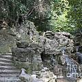 Small waterfall in city park by Fabrizio Ruggeri