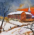 Snow In Houyet by Pol Ledent Snow In Houyet by Pol Ledent