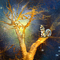 Squirrel in Austin Painting by Miki De Goodaboom Squirrel in Austin Painting by Miki De Goodaboom